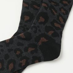 Take a walk on the wild side, with these new Leopard socks from Rototo. With a superbly comfortable springy feel, and quality control which has been observed at every step of the process, this statement sock will add a touch of interest to any outfit. Crafted in the brand’s own factory in Japan, from a blend of cotton, acrylic, nylon, and polyurethane. Pile Leopard Crew Socks 45% cotton 45% acrylic 7% nylon 3% polyurethane Product code: R1340 Made in Japan Cheetah Print Socks, Leopard Socks, Statement Socks, Walk On The Wild Side, Crew Sock, Take A Walk, Walk On, Quality Control, Crew Socks