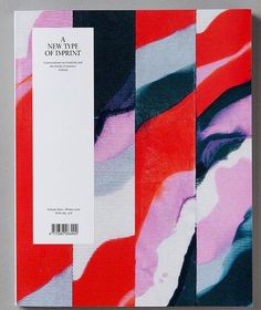 the new york times of imprint magazine cover featuring colorful abstract patterns and text on it