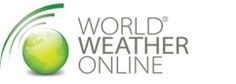 the logo for world weather online