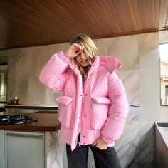 Keep cozy and stylish this winter with our Woman Winter Puffer jacket. Crafted with premium materials, this puffer coat offers exceptional warmth and comfort without compromising on style. The quilted design and detachable hood add a touch of elegance, making it perfect for cold weather outings. Available in a range of sizes and colors, this versatile puffer jacket is a must-have addition to your winter wardrobe. Stay warm and fashionable with our Woman Winter Puffer jacket today! Sizes: One Size Womens Parka Winter, Oversized Puffer Coat, Warm Winter Jacket, Long Jackets For Women, Winter Puffer Coat, Winter Puffer Jackets, Winter Puffer, Warm Winter Jackets, Puffer Jacket Women