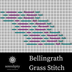 a graph with the words bellingham and grass stitch on it