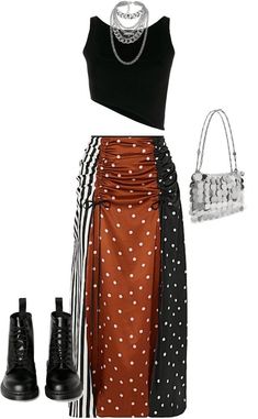 Polyvore Outfits 2024, Micas Outfit Ideas, Edgy Classy Style, Rock Summer Outfits, Accessorized Outfits, Mono Outfit, Outfit Layering Ideas, Healing Advice, How To Stay Happy