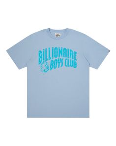 Tee featuring a flocked Classic Curved logo graphic, highlighting a felt fabric on the front chest. 100% Cotton Made in China Billionaire Boys Club, Felt Fabric, Logo Tee, Logo Tees, Logo Graphic, Flocking, Chambray, Felt, China