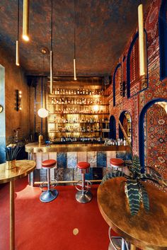 Moroccan Restaurant Interior, Bar Restaurant Design, Resto Bar, Moroccan Restaurant, Architecture Restaurant, Boutique Bar, Design Café