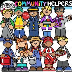 the community helpers clip art