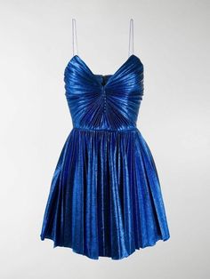 Function Dresses, Mini Dress Blue, Go Girl, You Go Girl, Haute Couture Dresses, Be Right Back, Pleated Mini Dress, Party Dress Short, Blue Mini Dress