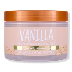 Tree Hut Vanilla, Whipped Shea Body Butter, Vanilla Body Butter, Colloidal Gold