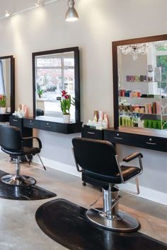 the salon is clean and ready for customers to use