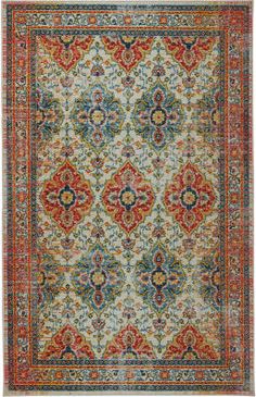 Mohawk Prismatic Ellington Red Area Rug main image Indoor Trellis, Rich Color Palette, Traditional Area Rug, Modern Area Rug, Floral Area Rugs, Perfect Palette, Red Area Rug, Large Area Rugs, Traditional Area Rugs