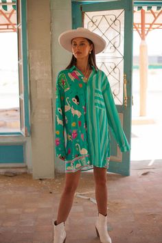 Swan Lake shirt Dress now LIVE on our online store!  Exclusive print!



shirt dress, button front dress, boyfriend shirt, oversized shirt, green shirt dress, printed shirt dress, long sleeve shirt dress, casual chic outfit. Beach Printed Cotton Shirt, Oversized V-neck Shirt Dress For The Beach, Elegant V-neck Beach Shirt Dress, Beach-ready Printed Patterned Shirt, Shirt Dress Long