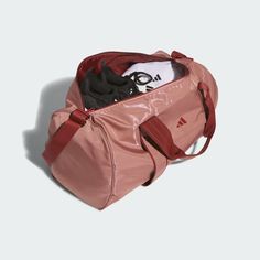 Gym Tote, Yoga Strap, Bags Aesthetic, Duffel Bags, Yoga Retreat, Pink Adidas, Reduce Waste, Adidas Online, Duffel Bag