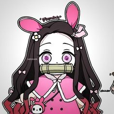 Nezuko Sanrio, Zenitsu And Nezuko, Matching Pfp's, Grunge Art, Demon Art, Manga Anime One Piece, Anime Love Couple, 90s Anime, Stray Dogs Anime