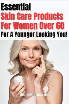 Are you a senior woman over 60 looking to achieve your skin care goals? Discover the essential anti-aging products you need for a basic skin care routine that promotes self care. Remember, age is just a number - prioritize your skincare with these top picks! Transform your skin care routine with us! Download our self care checklist for FREE! Best Skincare Routine For Women Over 50, Skincare For Women Over 60 Skin Care, Skin Care Goals, Massage Routine, Tighten Facial Skin, Anti Wrinkle Treatments, Face Care Routine, Basic Skin Care Routine