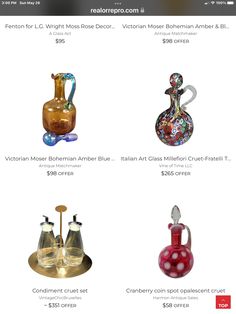 an image of some glass vases for sale on the appliance store website