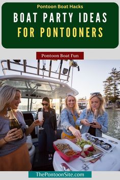 boat party, pontoon boat party, party boat, pontoon party boat, party, boat party Boat Party Ideas, Party Ideas For Family, Yacht Party Theme, Pontoon Party, Deck Boat, Bridal Luncheon, Yacht Party, Delicious Snacks