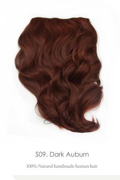 Meet Aura - our revolutionary, invisible wired hair extension made of Remy Human Hair. The Aura adds instant length. This all-in-one hair weft is quickly secured to the client’s hair via a super fine adjustable wire hoop. The natural hair is then combed over the hoop, so it’s completely undetectable. To achieve a more dramatic look, double up and layer two Auras together (the 14" and 20"). This will give you instant length AND volume. TO FIND YOUR PERFECT MATCH, VIEW OUR HAIR COLOR CHART HERE Av Brown Hair Single Process, Naturally Auburn Hair, Natural Looking Dyed Hair, Burnt Orange Brown Hair, Rust Color Hair, Dark Feminine Hair Color, Dainty Auburn Hair, Long Dark Auburn Hair, Spicy Cinnamon Hair Color