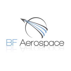 the logo for be aerospace, which is designed to look like an airplane in flight