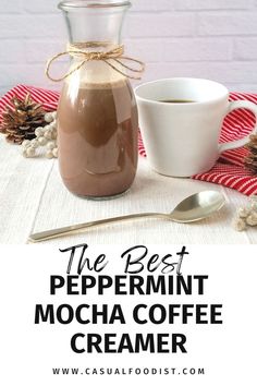 the best peppermint mocha coffee creamer