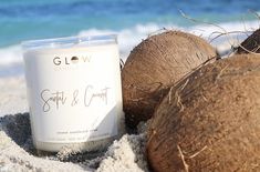 coconut sandalwood cedar This is where your favorite scent meets the beach. No we’re not joking. It’s warm, its woodsy with that exotic twist. Your going to love this. Don’t pass it up.