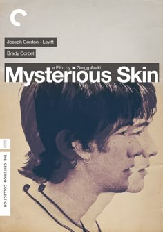 a book cover with the title mysterious skin