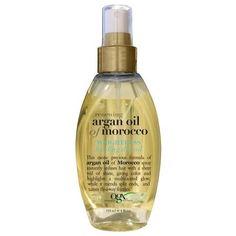 (Product received may temporarily differ from image shown due to product update. Same great formula in new packaging! Image & details will be revised, shortly) This exotic precious formula of Moroccan argan oil spray instantly infuses hair with a sheer veil of shine, giving color and highlights a multifaceted glow, while it mends split ends, and tames fly-a-way frizzies. Why we love it... It's the perfect indulgence for soft, seductive, silky perfection! Why you want it... This exotic precio Brazilian Keratin Therapy, Argan Oil Morocco, Ogx Hair Products, Keratin Oil, Argan Oil Of Morocco, Brazilian Keratin, Towel Dry Hair, Hair Smooth, Moroccan Argan Oil