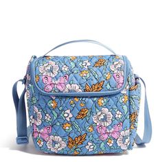 The adjustable strap on the Lunch Crossbody allows for comfortable, hands-free carrying, making it easy to take your lunch with you wherever you go. Details: Exterior features a side slip pocket. Zip closure. Capacity 8 L. Care Tips: Machine wash cold, gentle cycle, only non-chlorine bleach when needed; line dry Vera Bradley began as an instinct. We create bold, thoughtfully designed pieces that enrich everyday movement and mark life’s meaningful occasions. We design for you because Vera Bradley Top Gifts For Women, Fashion Umbrella, Best Lunch Bags, Cooler Tote, Weekend Travel Bags, Lunch Box Bag, Medium Backpack, Belt Purse, Flip Flop Slippers