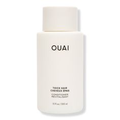 10.0 oz Thick Hair Conditioner - OUAI | Ulta Beauty Ouai Shampoo And Conditioner, Ouai Thick Hair Shampoo, Ouai Hair Perfume, Ouai Fine Hair Conditioner, Ouai Supplements, Ouai Conditioner, Eye Vitamins, Ouai Hair, Eyebrow Eyeshadow