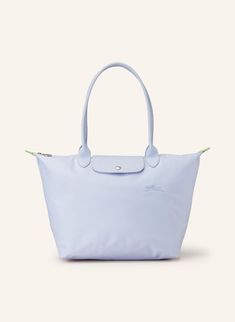 Long Champ, Dream Bags, Devil Wears Prada, Blue Handbags, Blue Tote, Pretty Bags