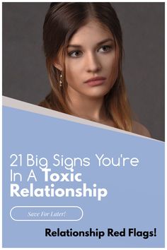 a woman with long hair is shown in front of a sign that says, 21 big signs