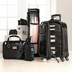 Joy Mangano Clothes It All® Travel Your Way 10 Piece Collection Black Safari Luggage, Steampunk Furniture, Louis Vuitton Luggage, Travel Bag Set, Travel Bag Essentials, Best Luggage, Mirror Selfie Poses, Suitcase Packing, Nyc Trip