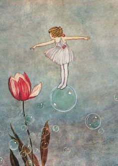 Bubble Fairy, Ida Rentoul Outhwaite, Ribbon Cards, Soap Bubbles, Fairy Art