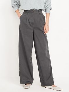 Extra High-Waisted Barrel Wide-Leg Pants | Old Navy Toddler Boys, Old Navy, Wide Leg Pants, Barrel, Wide Leg, High Waisted, Pants, How To Wear