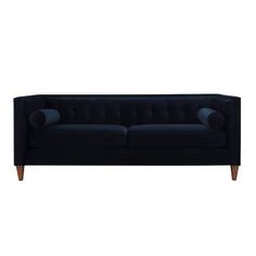 an image of a black couch on a white background