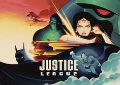 the cover art for justice league