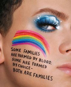 Maquillage Pride, Pride Photoshoot Ideas, Pride Photoshoot, Lgbt Quotes, Pride Quotes, Pride Stuff, Lgbtq Quotes, Rainbow Family, Pride Art