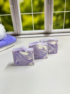 This  lavender soap is made with essential oil that is a blend of several different varieties of lavender buds, to give you a consistent scent. Formulated to produce a mild and luxuriously creamy lather that won't over-strip your skin of it's natural and beneficial oils. ♥ This product is: 🐰 100% Cruelty-Free. 🤲🏻 100% Handmade. 🌱 100% All Natural. 🍃 100% Chemical, paraben, and preservative-free. 🌿 Vegan-Friendly. ♥ Each bar of soap is handmade and weighs approx. 4.5 oz.  ♥ Bar arrives indi Beach Soap, Rice Bran Oil, Lavender Soap, Lavender Buds, Kaolin Clay, Palm Oil, Goat Milk Soap, Artisan Soap, Cold Process