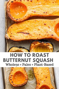 how to roast butternut squash with whole and palen - based bread in the oven