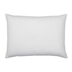 a white pillow on a white background