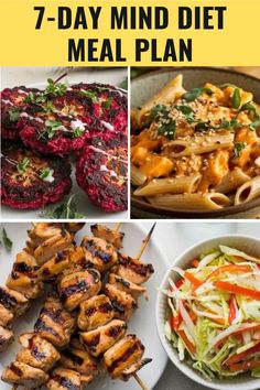 7-Day MIND Diet Meal Plan Brain Boosting Foods, Healthy Eating Inspiration, Sustainable Eating