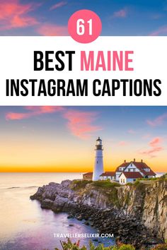 Best Maine Instagram captions & quotes Maine Quotes, Instagram Captions Cute, Travel Puns, Maine Aesthetic, Puns Quotes, Vacation Captions, Instagram Post Captions, Short Captions