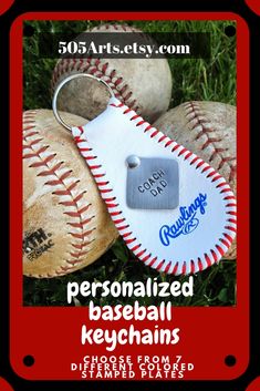 personalized baseball keychains are the perfect gift for any fan in your life