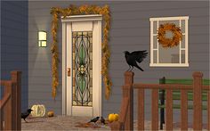 Veranka - S3-S2 Halloween Sims Halloween, House Flippers, Halloween Custom, The Sims 2, Fall Deco, Awards Trophy, Decor Buy, Donkey Kong