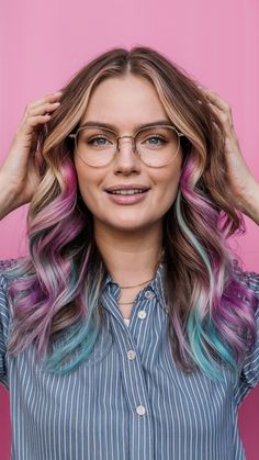 41 Fun Summer Hair Color Peekaboo Ideas to Try Right Now