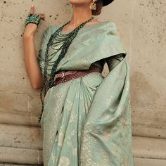 Turquoise Green colored saree is made from art silk fabric which is highlighted with beautiful weaving and tassels border as shown. comes along unstitched art silk blouse piece which you can customise as per your design/style. Occasion - You can wear this saree for festivals, functions and ideal for any fashionista. Note:- the actual product may differ slightly in color and design from the one illustrated in the images when compared with computer or mobile screen. Elegant Green Handloom Pre-draped Saree, Elegant Wedding Saree With Tassels, Turquoise Saree With Unstitched Blouse, Turquoise Festive Blouse Piece With Traditional Drape, Green Bollywood Dupatta With Tassels, Festive Turquoise Blouse Piece With Traditional Drape, Elegant Festive Saree With Tassels, Bollywood Style Turquoise Silk Saree, Bollywood Style Designer Turquoise Saree