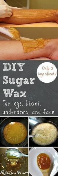 Sugar Wax At Home, Diy Sugar Wax, Homemade Sugar Wax, Sugar Wax Recipe, Sugar Wax Diy, Water Lemon, Sugar Waxing, Beauty Recipe, Homemade Beauty Products