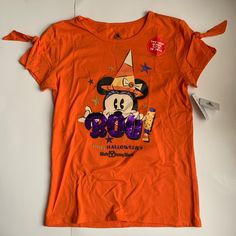 Up For Sale Is A Brand New And Never Been Used Disney World Girl’s Halloween Minnie Mouse Shirt In A Size Youth Xl. The “Boo!” Has Two-Sided Sequins That Are Flippable. If Interested, Please Don’t Hesitate To Make An Offer! Cute Mickey Mouse Tops For Fall, Disney Crew Neck Top For Halloween, Disney Character Print Tops For Fall, Character Print Top For Disney Fan Events In Fall, Fall Disney Character Print Tops, Fun Tops For Disney Fan Events In Fall, Mickey Mouse Tops For Disney Halloween Events, Disney Halloween Short Sleeve Tops, Halloween Minnie Mouse