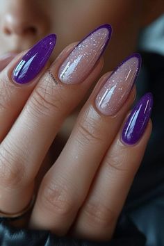 Nail Trend 2024 Spring, Nail Art Spring 2024, Bright Color Nail Ideas, Nails 2024 Spring, Latest Nail Trends 2024, Cool Purple Nails, Purple Nails 2024, Nails Spring 2024, Nails May 2024