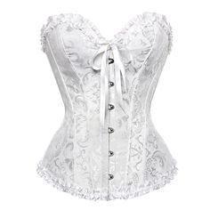 Season:Summer,Spring,Winter,Fall; Fabric:Polyester; Gender:Women's; Quantity:1 PCS; Closure:Lace Up,Hook  Eye; Style:Bavarian,Overbust Corset,Country; Elasticity:Micro-elastic; Occasion:Halloween,Christmas,Wedding Party; Pattern:Flower; Design:Push Up,Tummy Control; Special Size:Plus Size; Production mode:External procurement; Length:null; Waist:null; Fit US Size:null; Fit UK Size:null; Fit EU Size:null; Shapewear Category:Corsets; Bust:null Bridal Corset, Lace Corset Top, Lace Up Corset