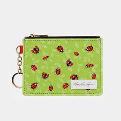 "Mary Lake Thompson Ladybugs RFID Keychain Wallet Keep your information protected in your favorite classic art. Featuring RFID protection, our Keychain wallets boast 3 card slots along with an additional storage pocket and large coin pouch.  PRODUCT DETAILS 1 keychain wallet Keyring comes attached Vegan leather texture  Size - 4 1/4\"x3 1/8\"x1\" SHOP THE MARY LAKE THOMPSON COLLECTION HERE https://www.etsy.com/listing/1094738276/mary-lake-thompson-art-keychain-wallet SHOP BANGLES https://www.etsy.com/shop/MonarquebyFigDesign?ref=seller-platform-mcnav&section_id=35158221 LET'S CONNECT! Find us on social media @ShopMonarque Join our newsletter for 10% off your first order and more! Sign up here: https://mailchi.mp/c5eb27101335/etsy-landing-page  PROCESSING Orders are processed and shipped wi Card Holder Wallet Keychain, Ladybug Accessories, Etsy Shop Products, Aesthetic Wallet, Ladybug Purse, Keychain Wallets, Keychain Card Holder, Art Keychain, Wallet Keychain