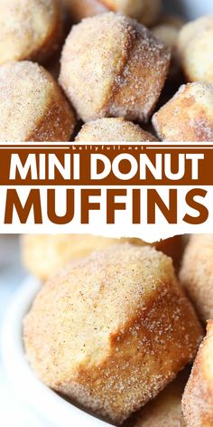 Need a quick breakfast on the go? These Mini Donut Muffins are tender, bite-sized treats rolled in cinnamon-sugar. Perfect for easy back to school recipes and a morning delight! Mini Muffin Recipes, The Best Muffins, Best Muffins, Snickerdoodle Muffins, Mini Muffin Recipe, Cinnamon Roll Cheesecake